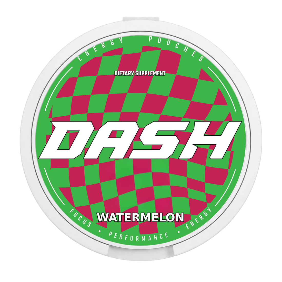 Watermelon caffeine pouches