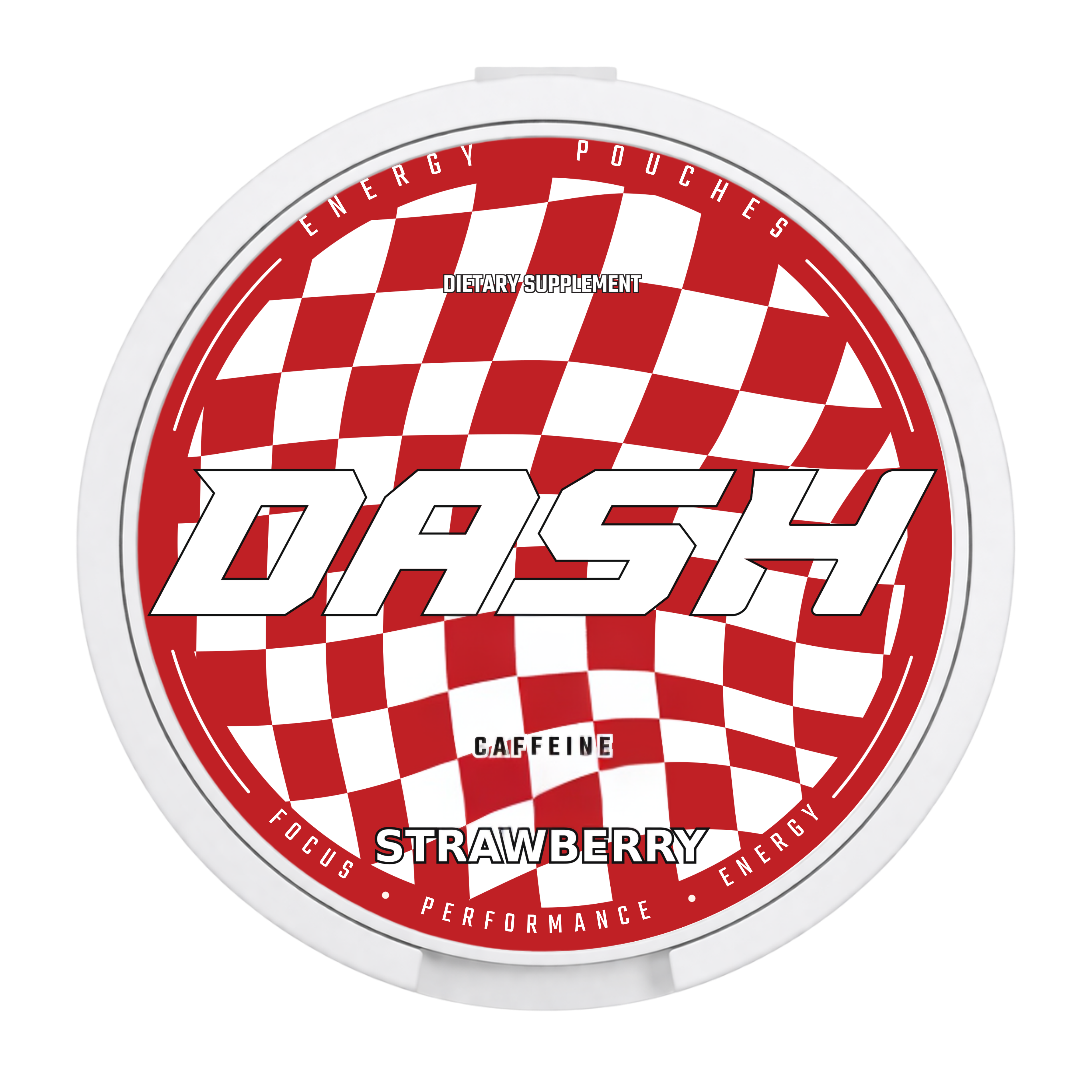 DASH Strawberry caffeine pouch