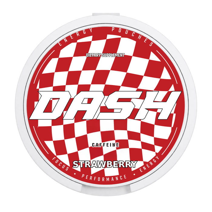 DASH Strawberry caffeine pouch
