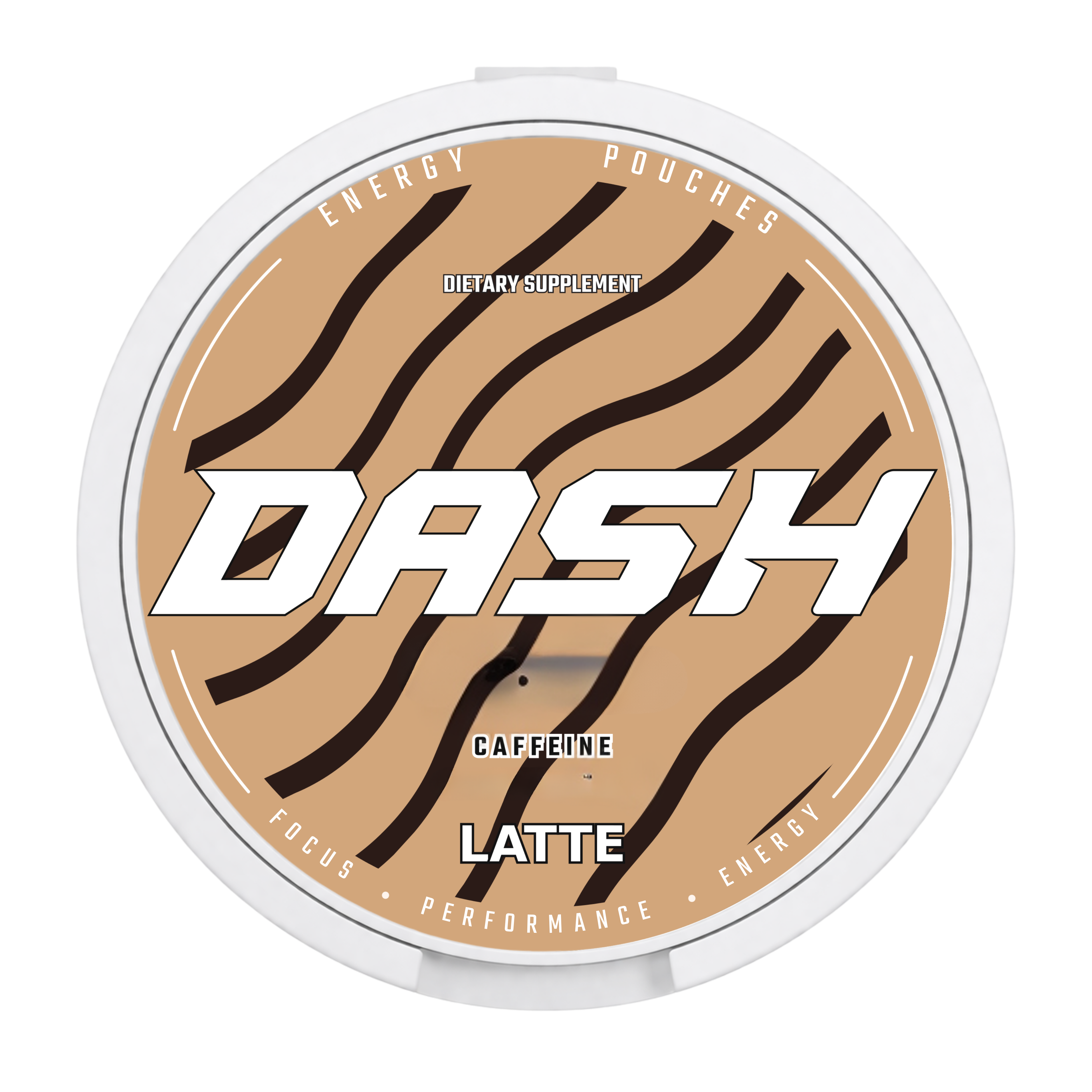 DASH Latte caffeine pouch