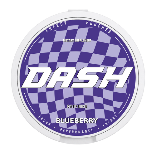 DASH Blueberry caffeine pouch