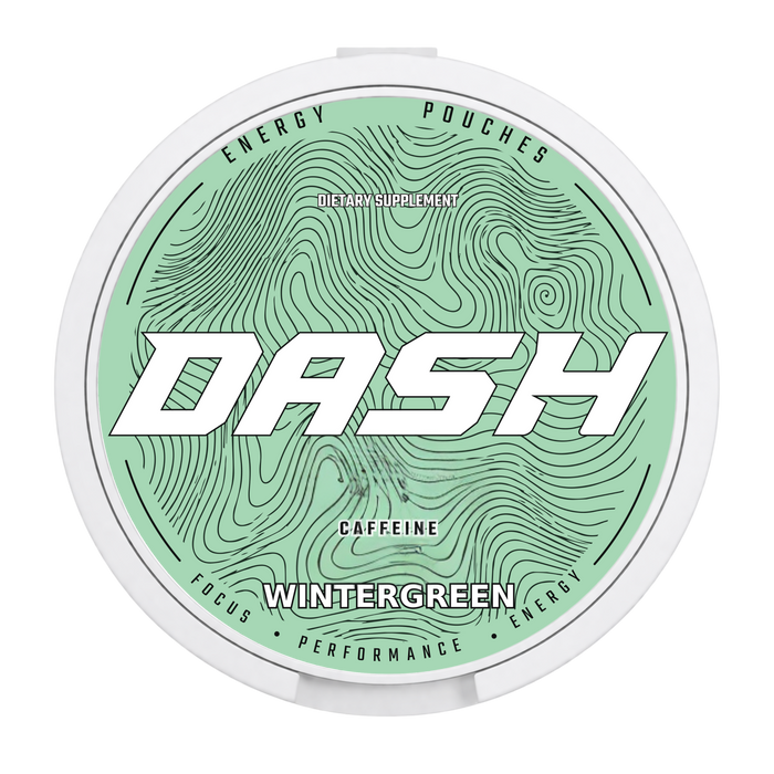 DASH Wintergreen caffeine pouch
